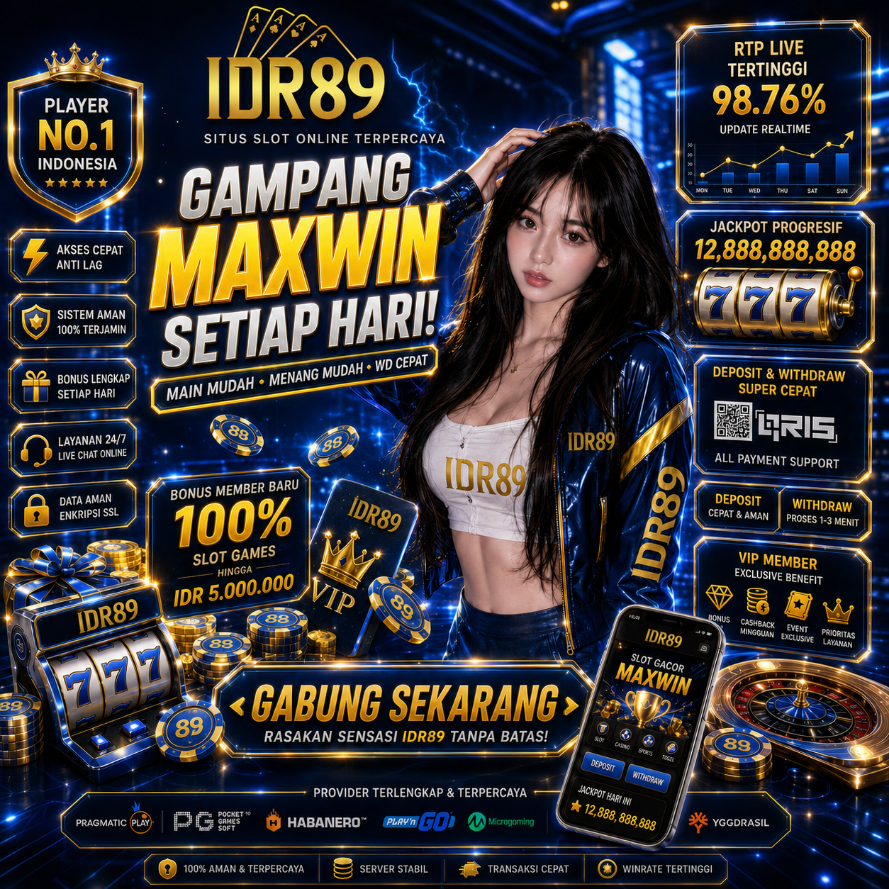 IDR89 - Login Auto Lancar dengan Server Stabil Aktif 24 Jam