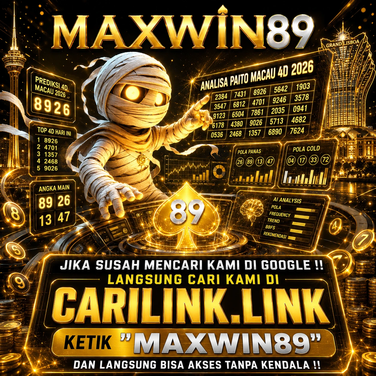 MAXWIN89 | Analisa Paito Macau 4D dan Prediksi Angka Toto Macau 2026